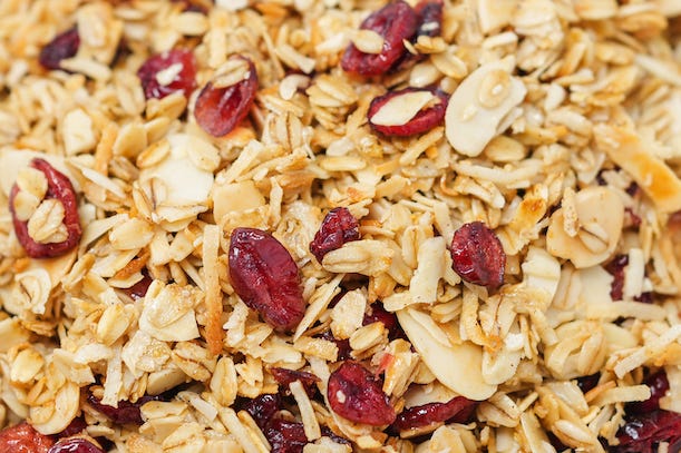 Coconut Cranberry Almond Granola