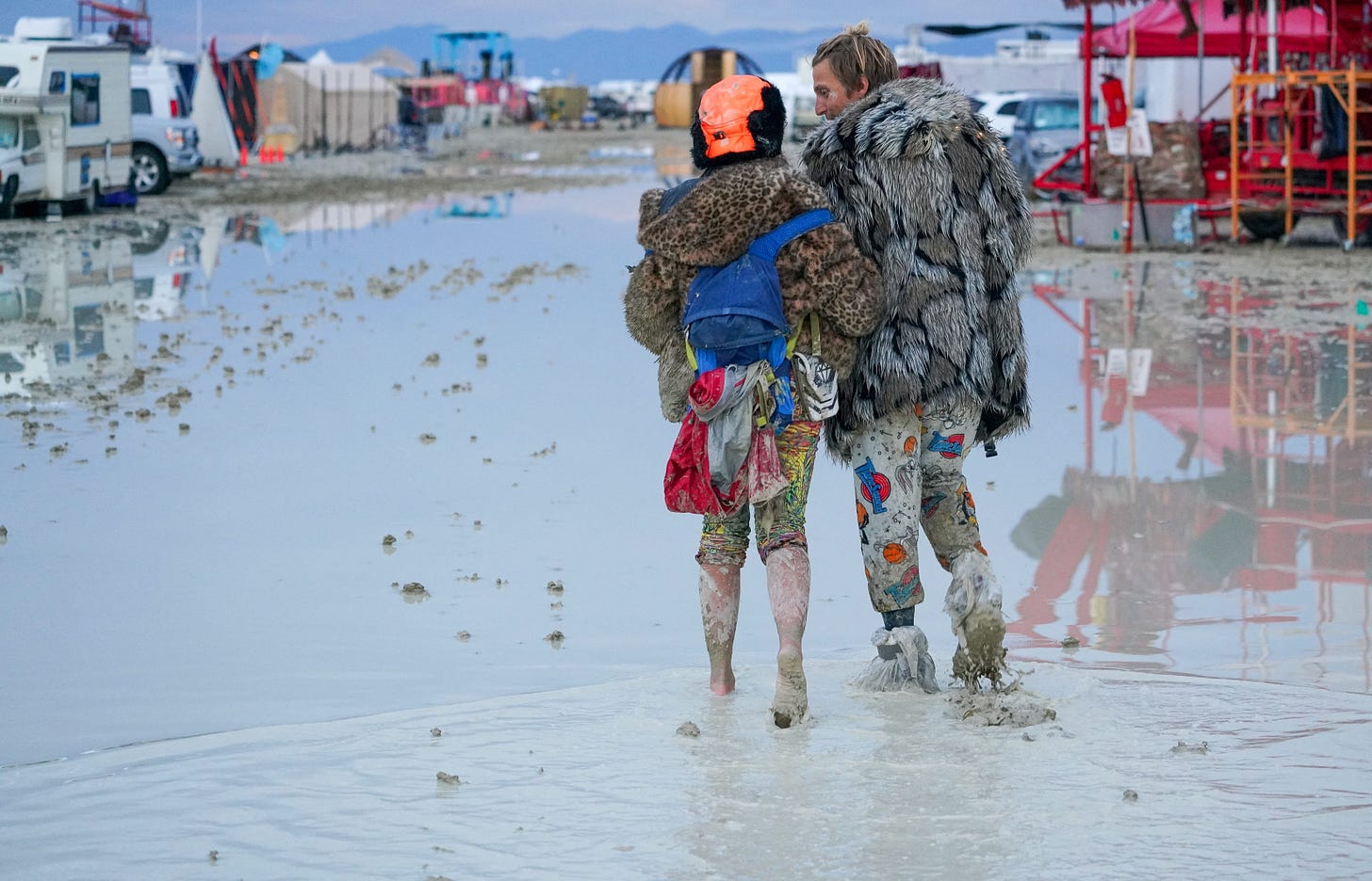 Burning Man revelers stranded in Nevada desert by rain and mud | Reuters
