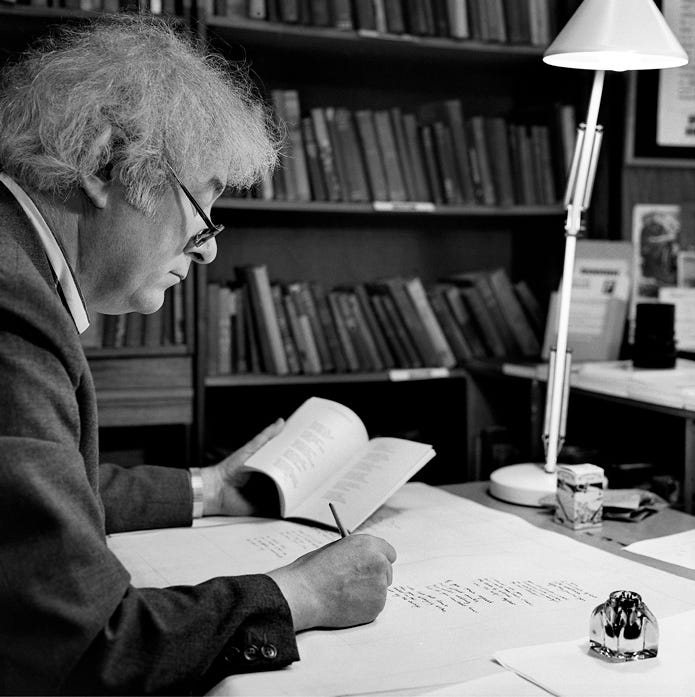 Inscription of the Poems into The Great Book - Seamus Heaney II - SO Fine  Art Editions - Contemporary Art Gallery