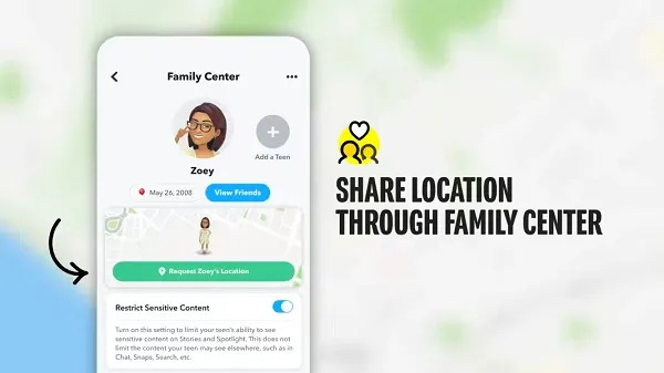 Snapchat Location Sharing