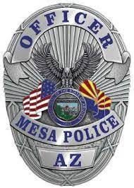 Mesa Police Department badge, mesa arizona