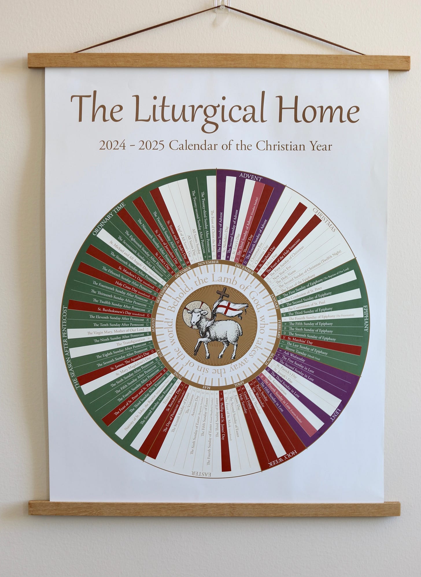 a liturgical calendar