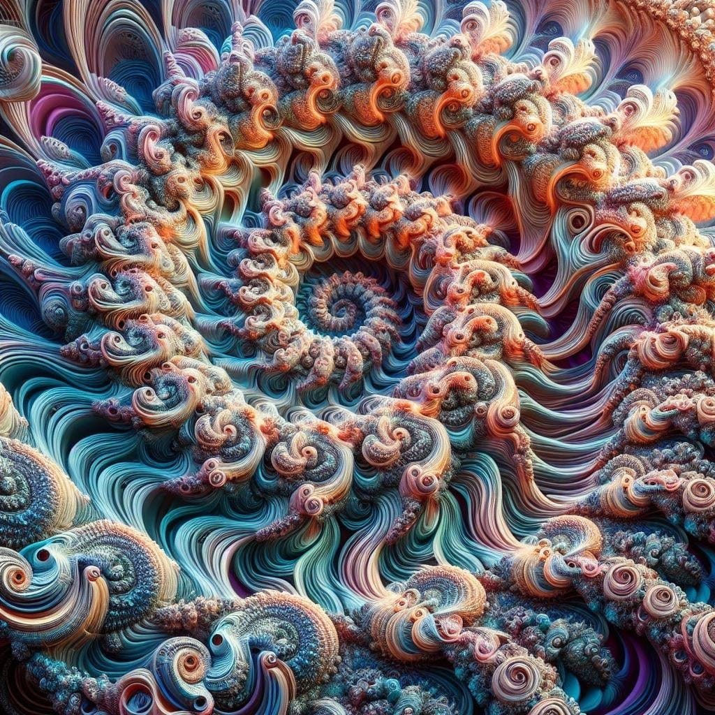 Some 3D fractal depictions using GPT-4 : r/fractals