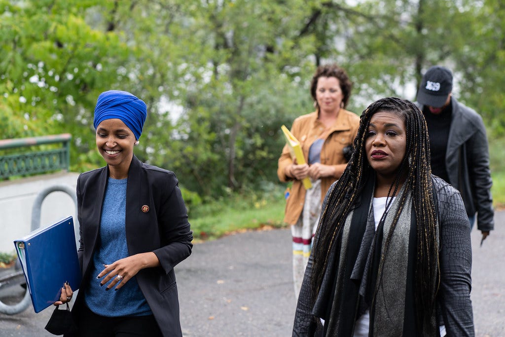 Ilhan Omar, Cori Bush | U.S. Rep Ilhan Omar, Ayanna Pressley… | Flickr