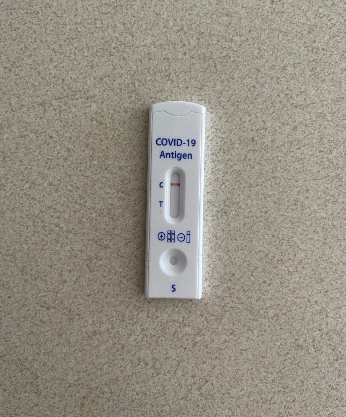 Covid test showing negative for infection