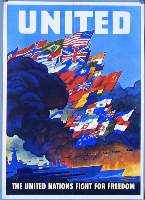 United: the United Nations fight for freedom (full page) - WWII Posters ...