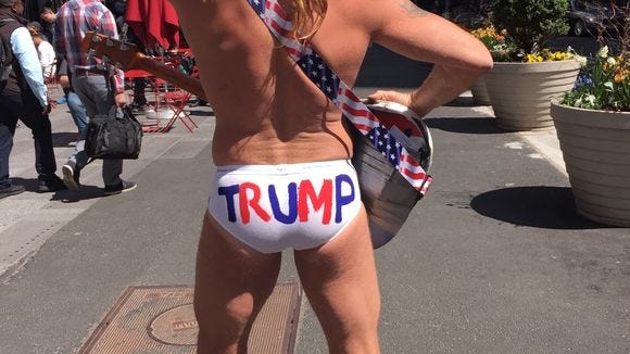 naked cowboy trumped