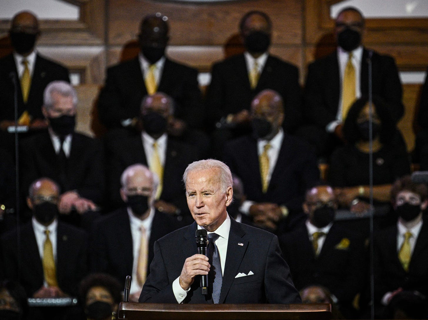 Biden delivers Sunday sermon at Ebenezer Baptist Church in Atlanta : NPR