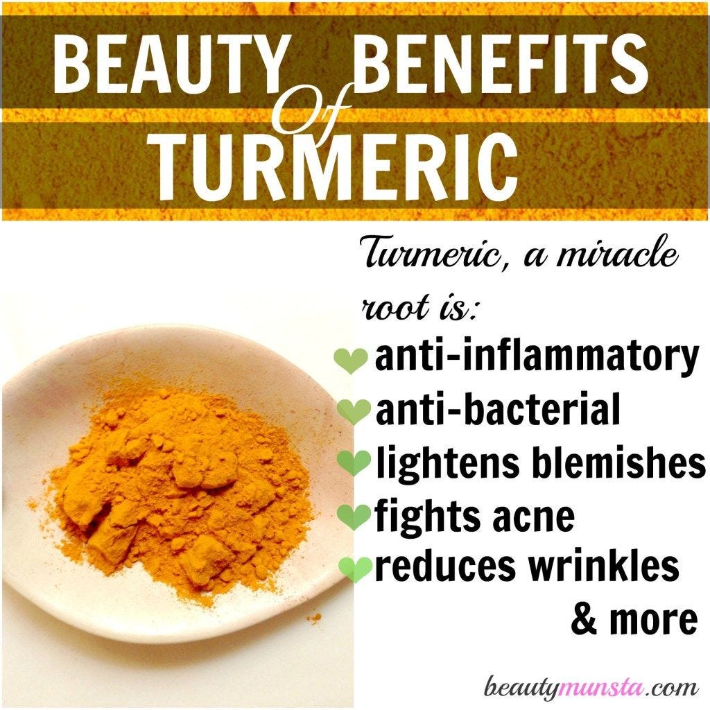 12 Ground Turmeric Health Benefits for Skin - beautymunsta