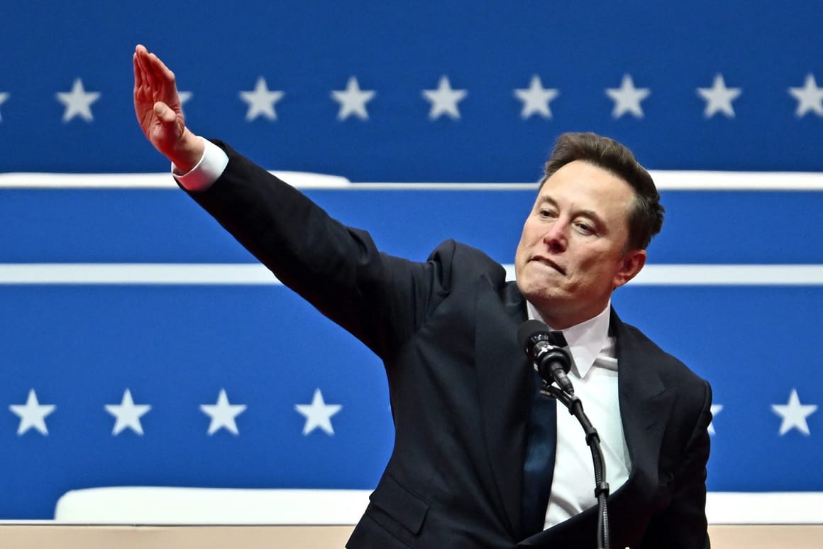 Elon Musk's 'Nazi' salute sparks fury from Europe's left wing – POLITICO