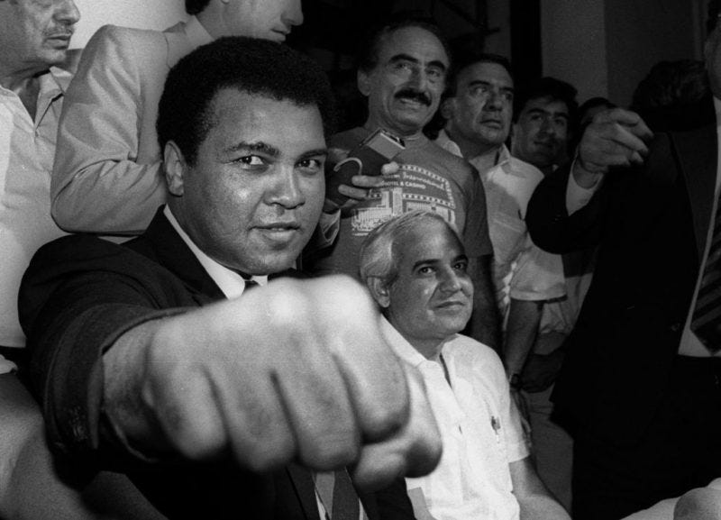 muhammad ali promoting genius