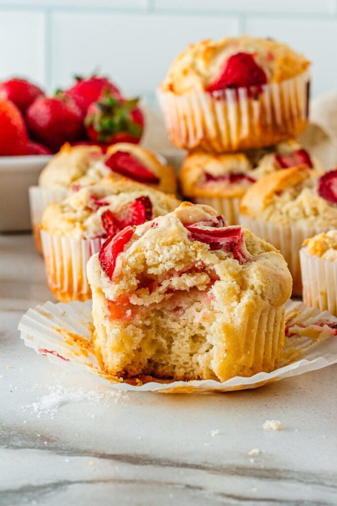 Gluten Free Strawberry Muffin