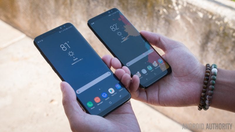 samsung galaxy s8 and s8 plus sizes