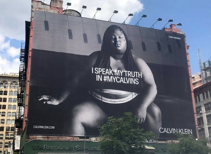 I speak my truth in my Calvins campaign