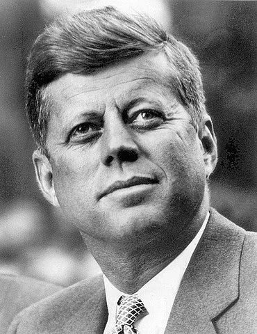 Photo portrait of John F. Kennedy, President of the United States