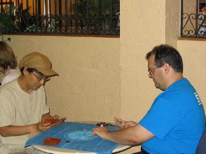 PokePop playing Mitsuhiro Arita at Worlds 2004