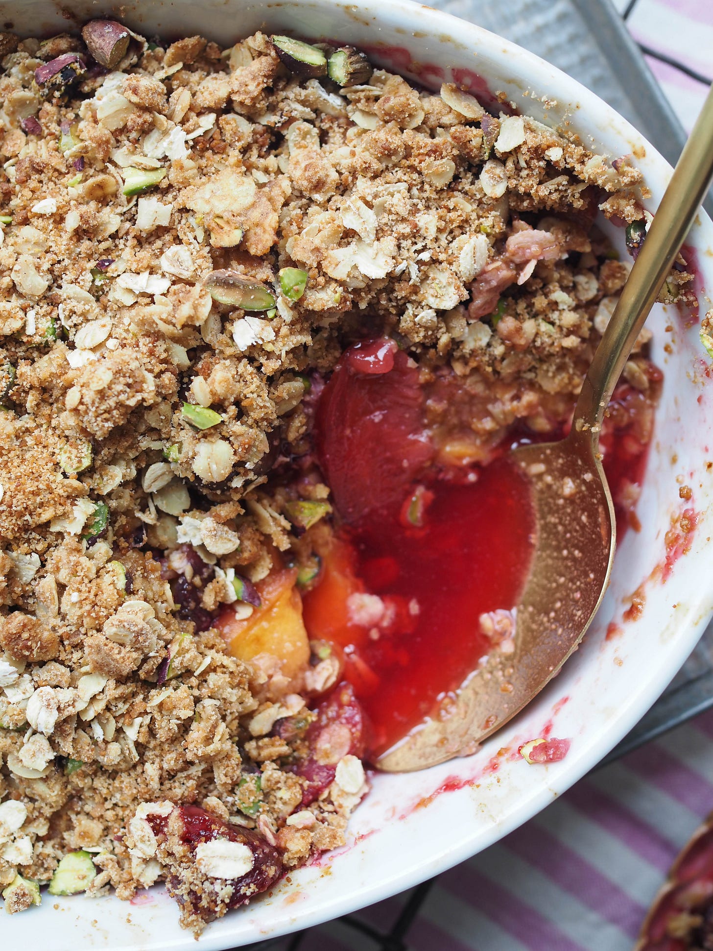 Stone Fruit Crumble