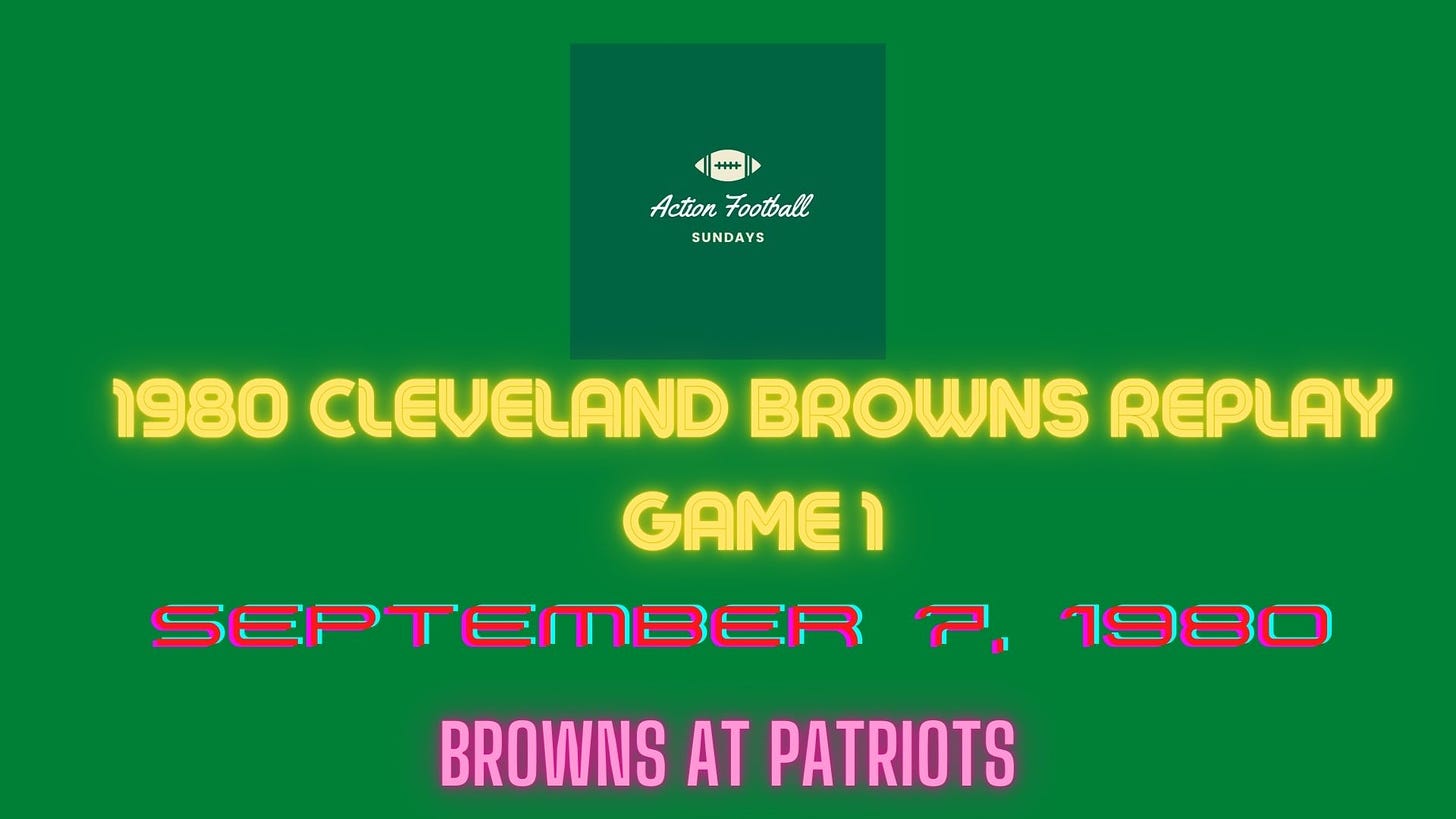 1980 Cleveland Browns Game 1