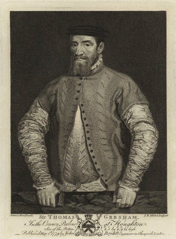 NPG D25438; Sir Thomas Gresham - Portrait - National Portrait Gallery