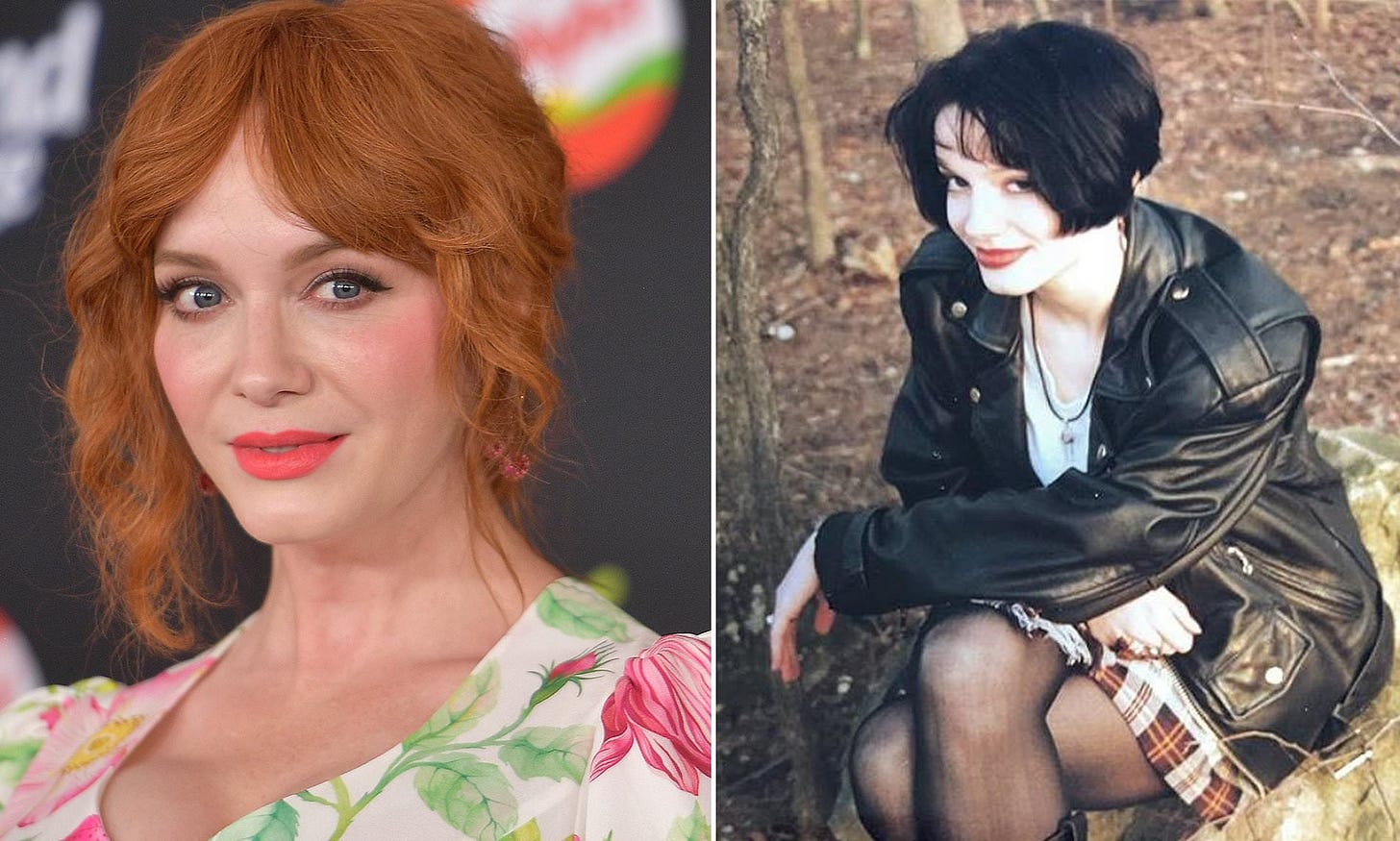 teenage goth christina hendricks