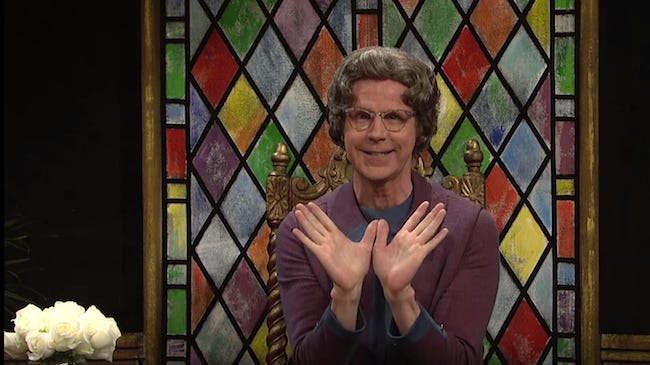 Dana Carvey returns to SNL for a special Church Lady cold open to remind  you to watch USA's First Impressions on Tuesday – The Comic's Comic