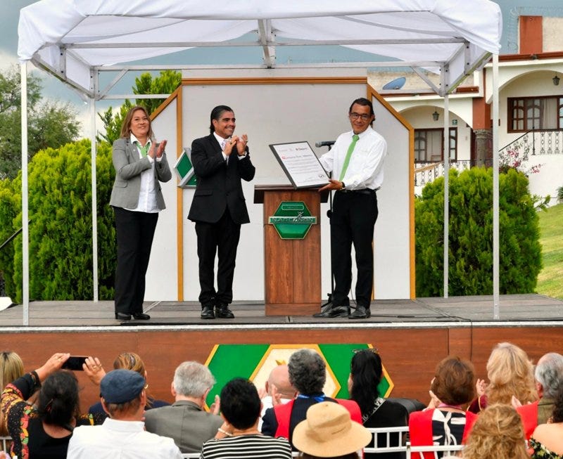 Presentation of a recognition by the minister