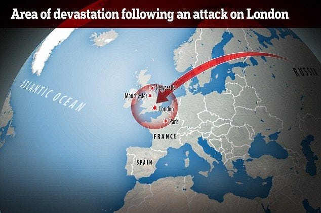 Impact of the Russian Sarmat Missile