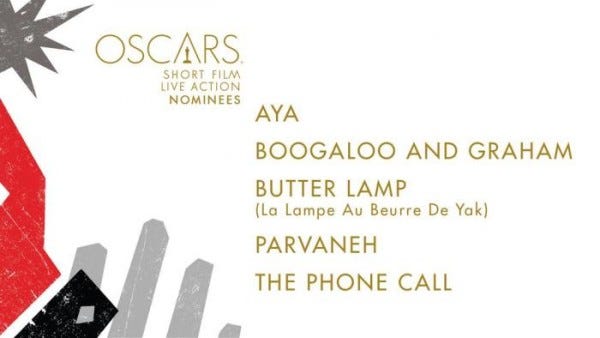 oscar noms for Short Film Live Action 2015