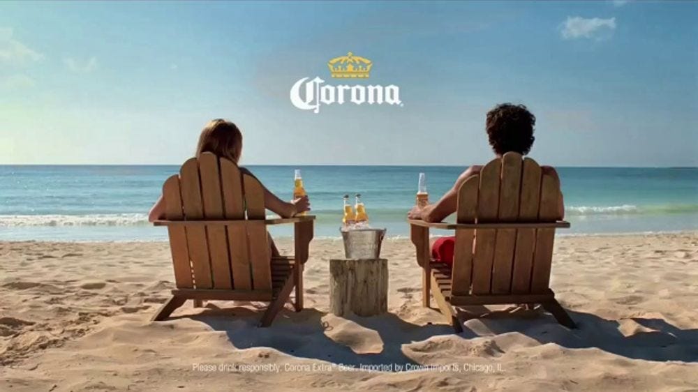 Image result from https://www.ispot.tv/ad/nyUF/corona-extra-by-the-sea-song-by-jesse-harris