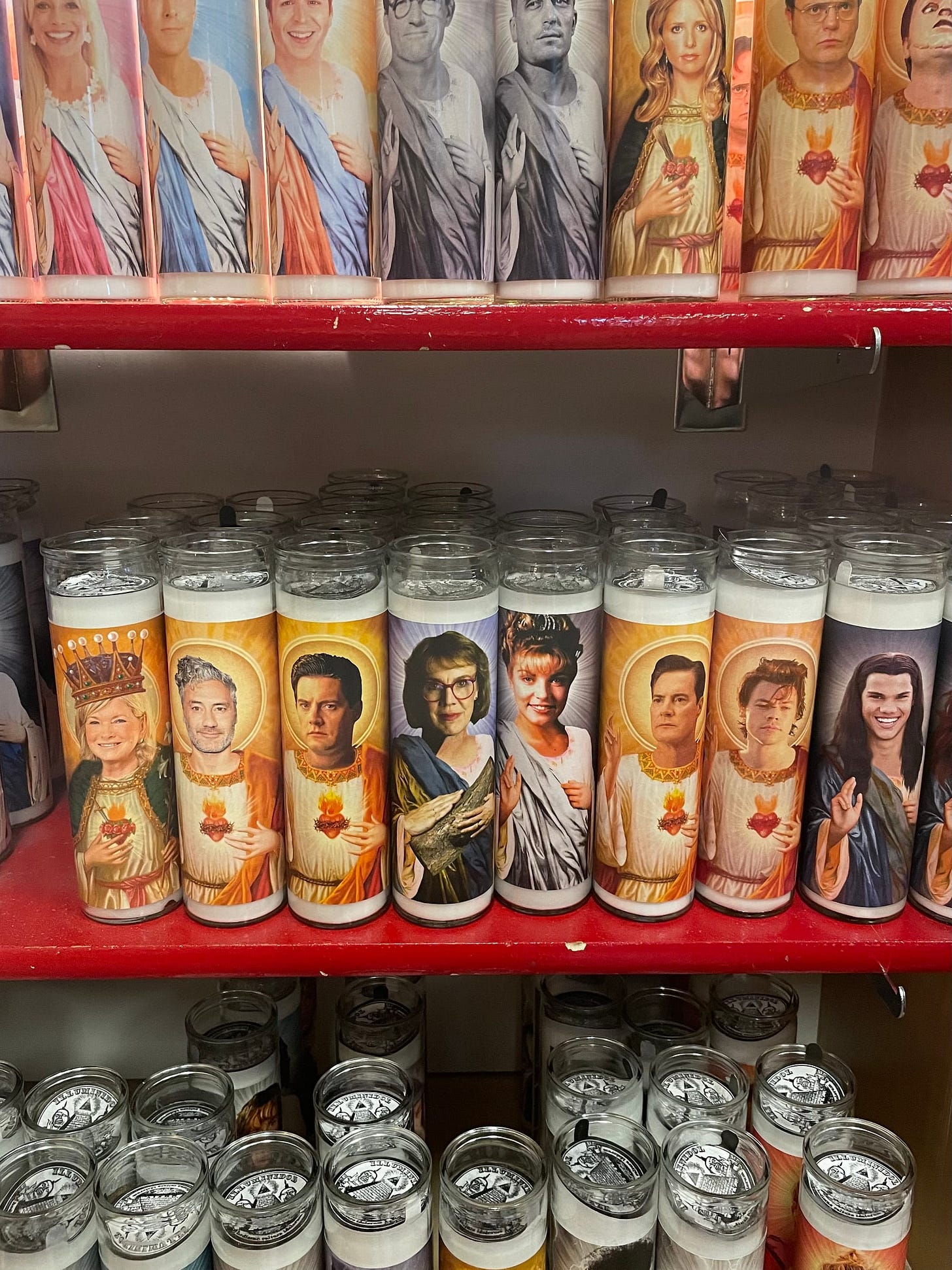 Prayer candles.