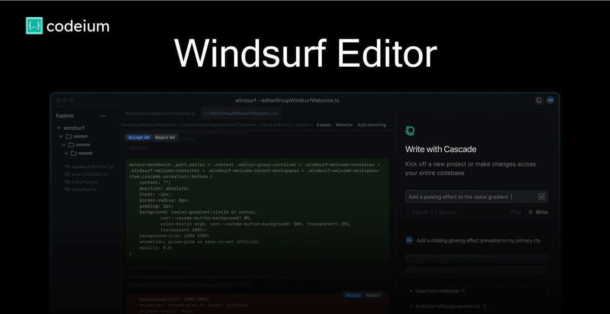 Codeium launches Windsurf Editor, an Agentic Integrated Development Environment