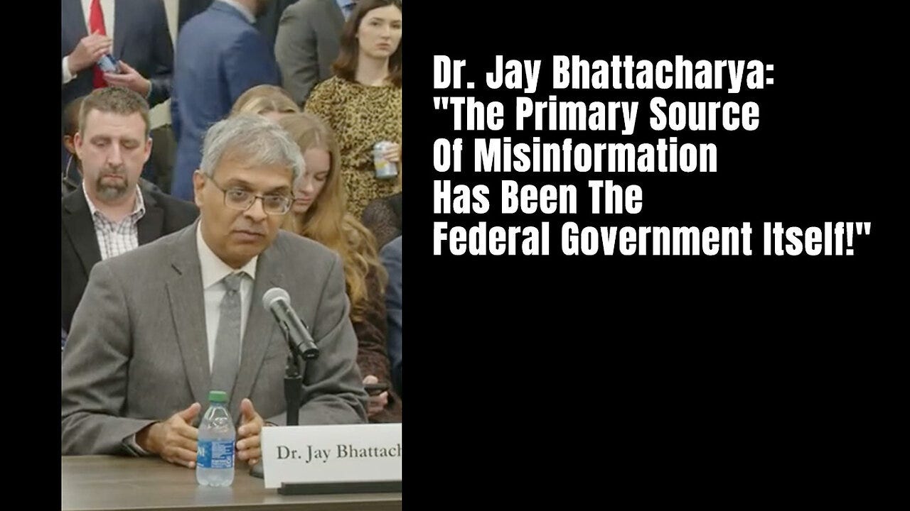 Image result from https://rumble.com/v1u0fb0-dr.-jay-bhattacharya-the-primary-source-of-misinformation-has-been-the-fede.html