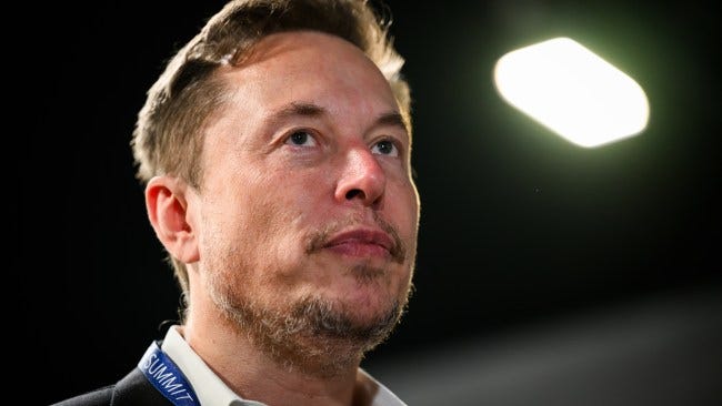 Elon Musk's Tesla quit the national motoring lobby this week over its "deceptive" campaigning of a new vehicle emissions standard. Picture: Leon Neal/Getty Images
