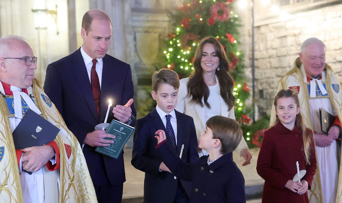 wales family attend princess kate carol concert 2023