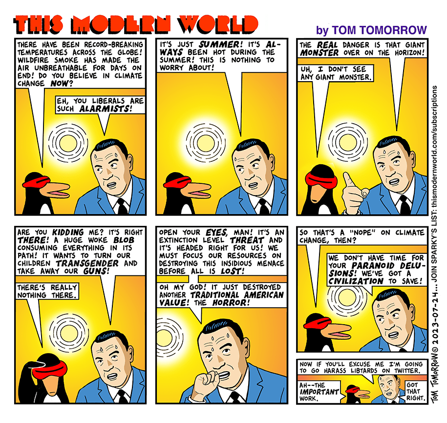 Tom Tomorrow on the real danger