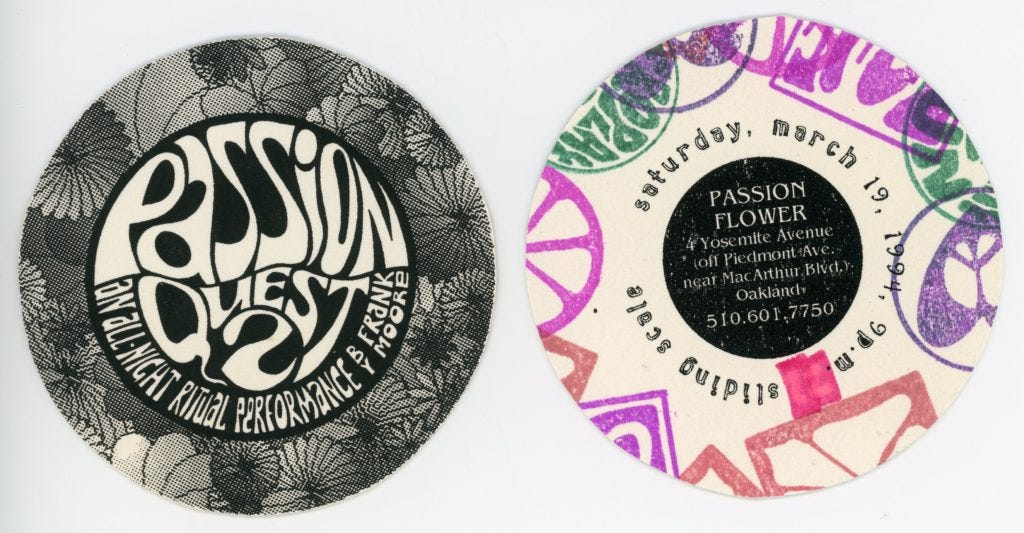 “Passion Quest 2” ticket, front and back