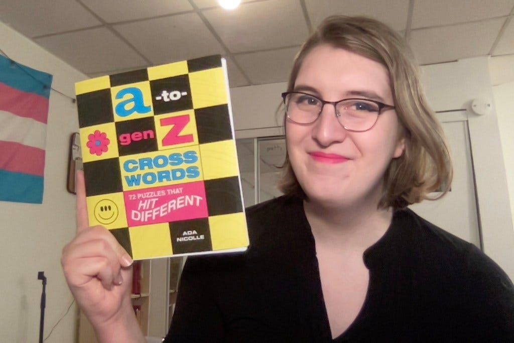 announcement: i have a book! (a-to-gen z crosswords) - luckystreak xwords