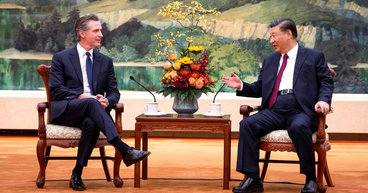 Gavin Newsom meets with Xi Jinping on China climate trip