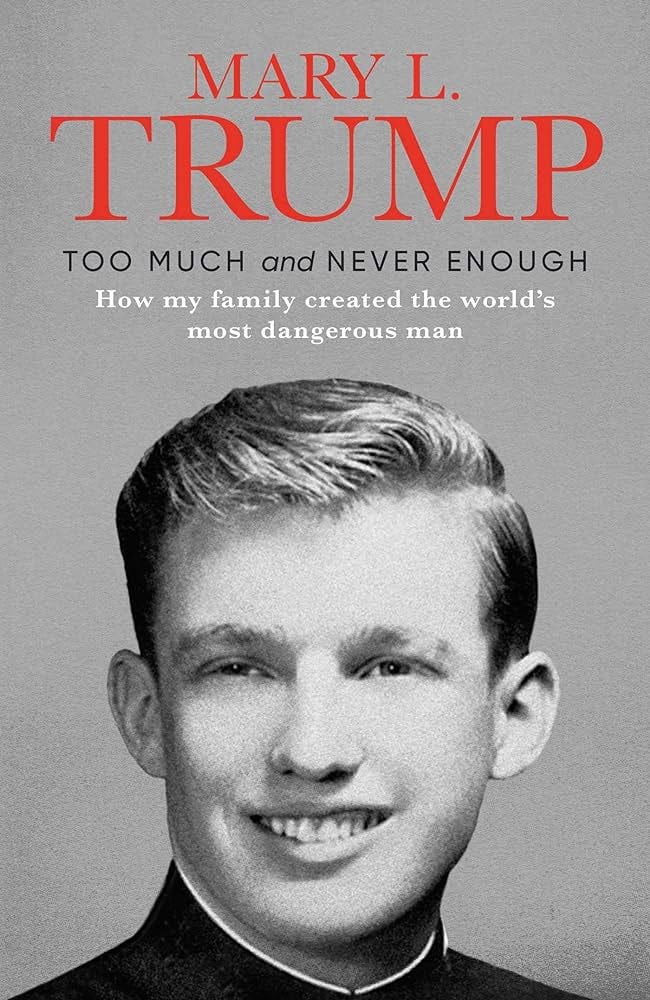 Too Much and Never Enough : How My Family Created the World's Most  Dangerous Man: Trump Mary L.: 9781471190131: Amazon.com: Books