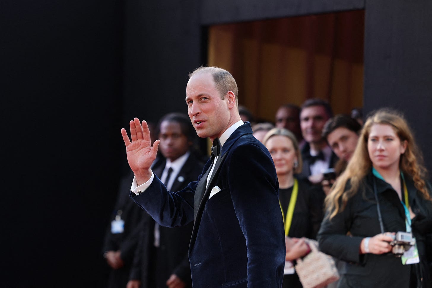 prince william arrives at baftas 2024 alone