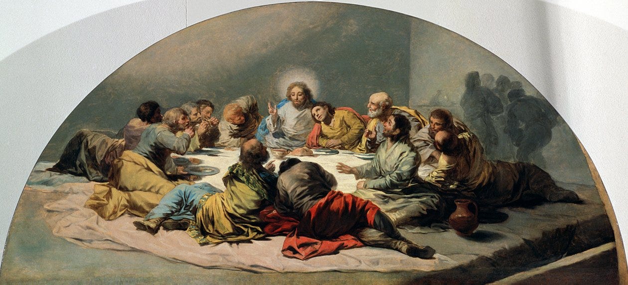 The Last Supper, 1796-97 by Francisco de Goya