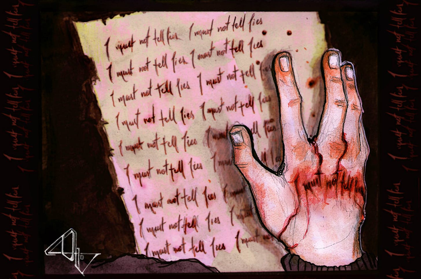 r/harrypotter - I must not tell lies (art by Ottowl)