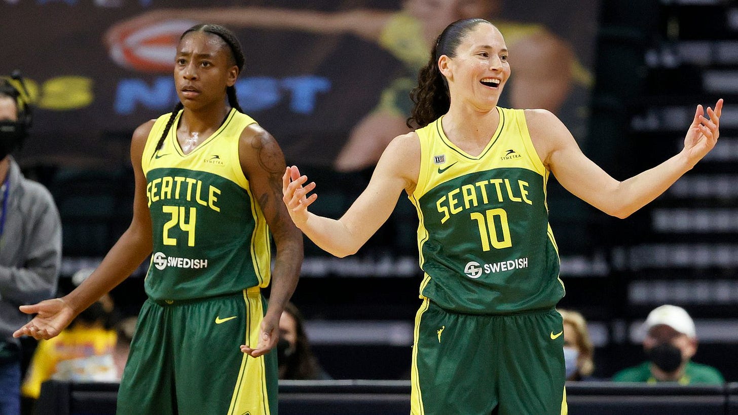 WNBA round-up: Sharp-shooting Seattle Storm overpower Washington Mystics;  Connecticut Sun win tenth straight | NBA News | Sky Sports