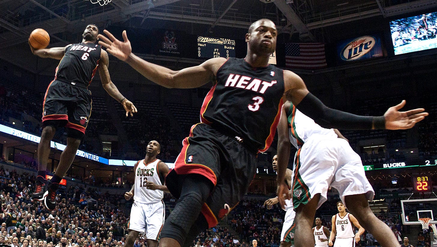 Iconic image of Dwyane Wade against the Bucks will live forever
