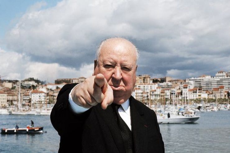 Alfred Hitchcock. 