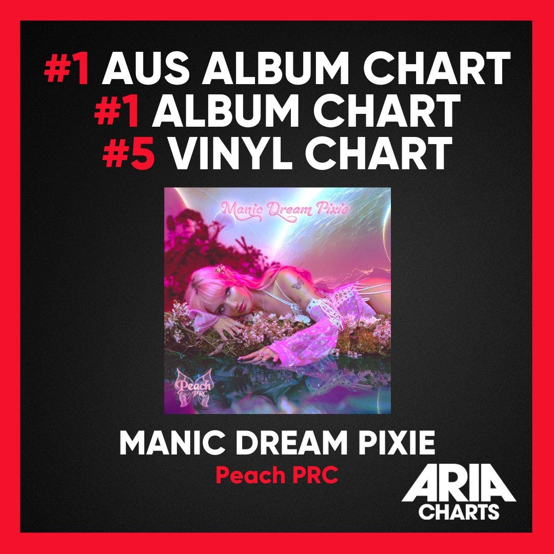 #1 Aus Album Chart #1 Album Chart #5 Vinyl Chart