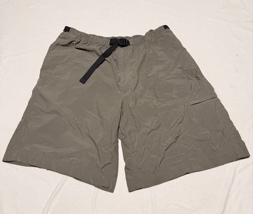 Patagonia Shorts Mens Large Vtg Green 10.5" Inseam Belted Hiking Camping 57312 - Picture 1 of 9