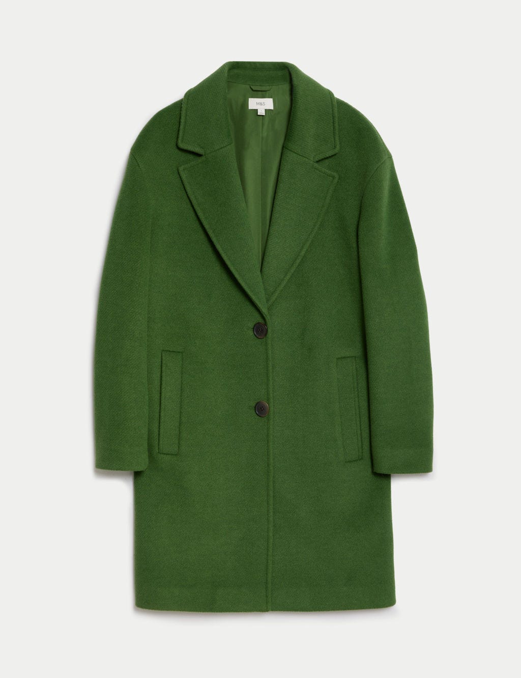 Twill Single Breasted Relaxed Coat 1 of 2