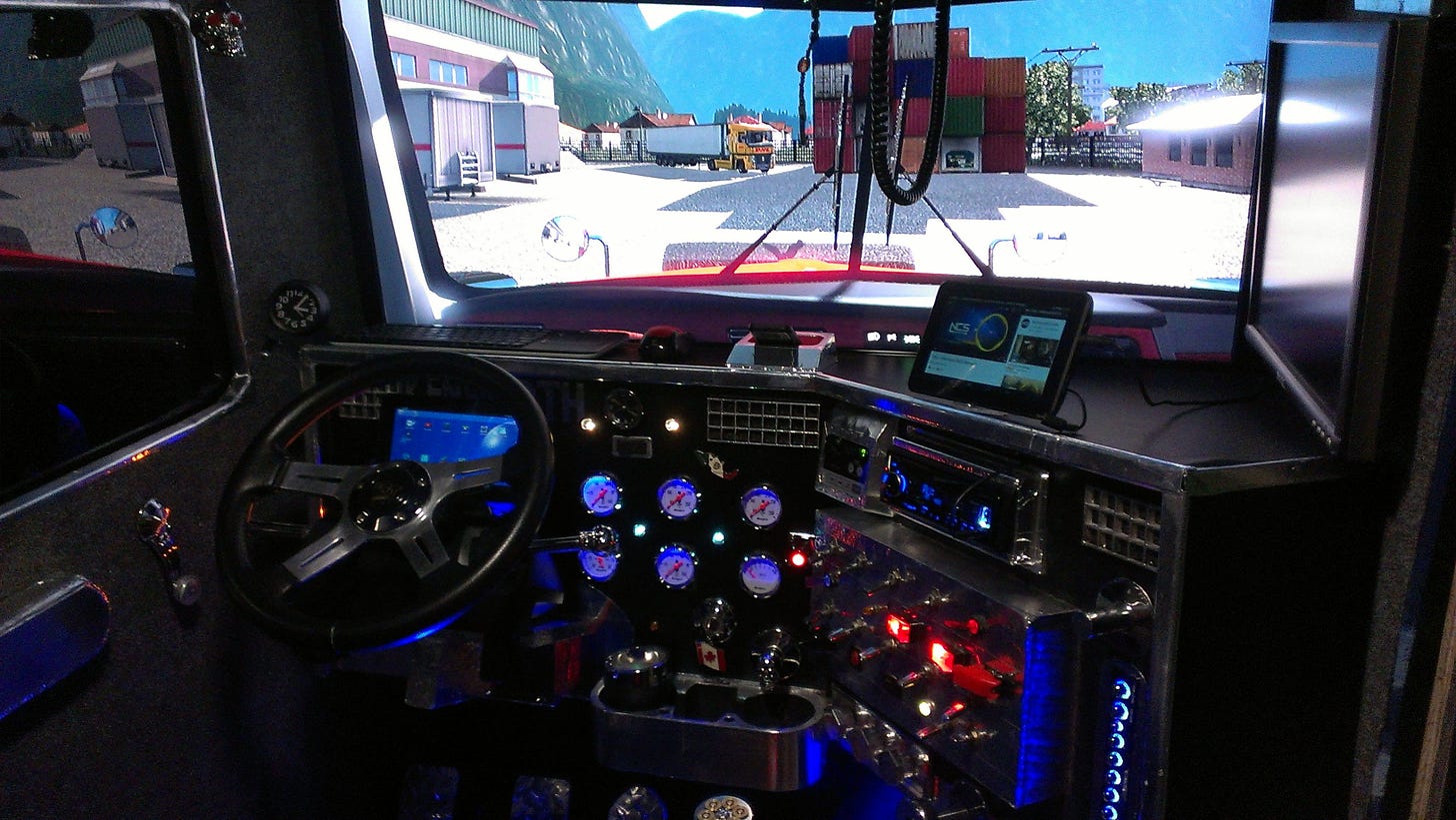 Sale > euro truck simulator cockpit > in stock