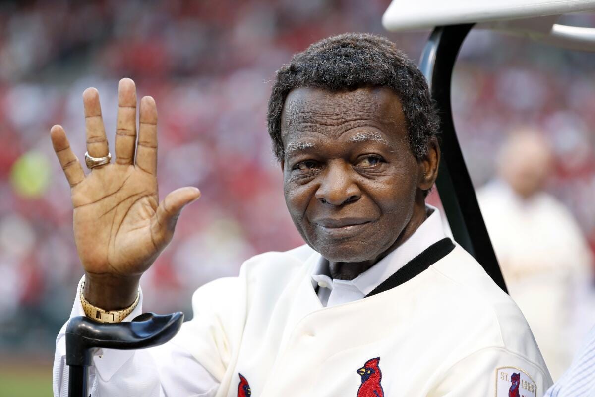 Lou Brock, Cardinals great and Baseball Hall of Famer, dies - Los Angeles  Times